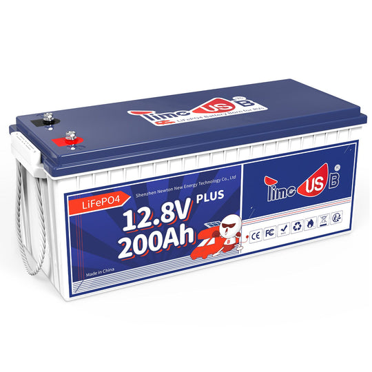 Timeusb 12V 200Ah Plus LiFePO4 Solar Battery