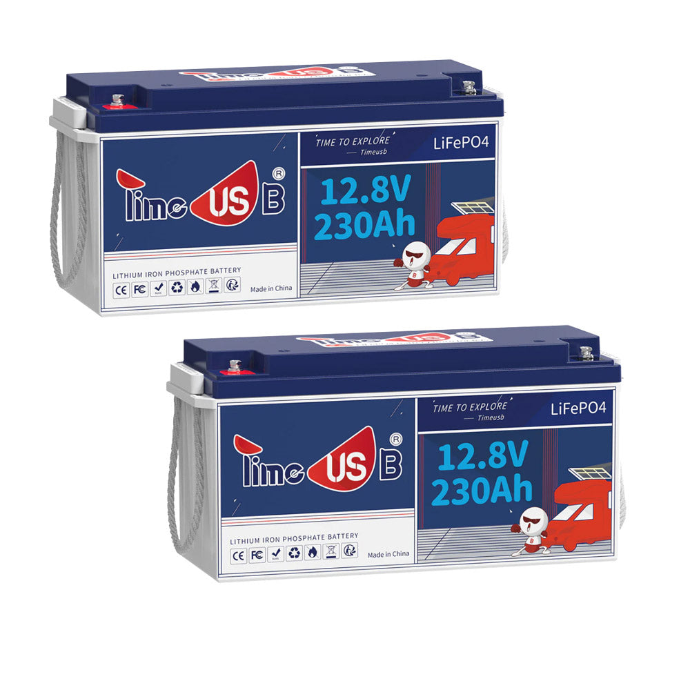 [Final: ＄436.99] Timeusb 12V 230Ah LiFePO4 Battery, 2944Wh & 150A BMS