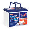 Timeusb 12V 100Ah Group 24 LiFePO4 RV Battery
