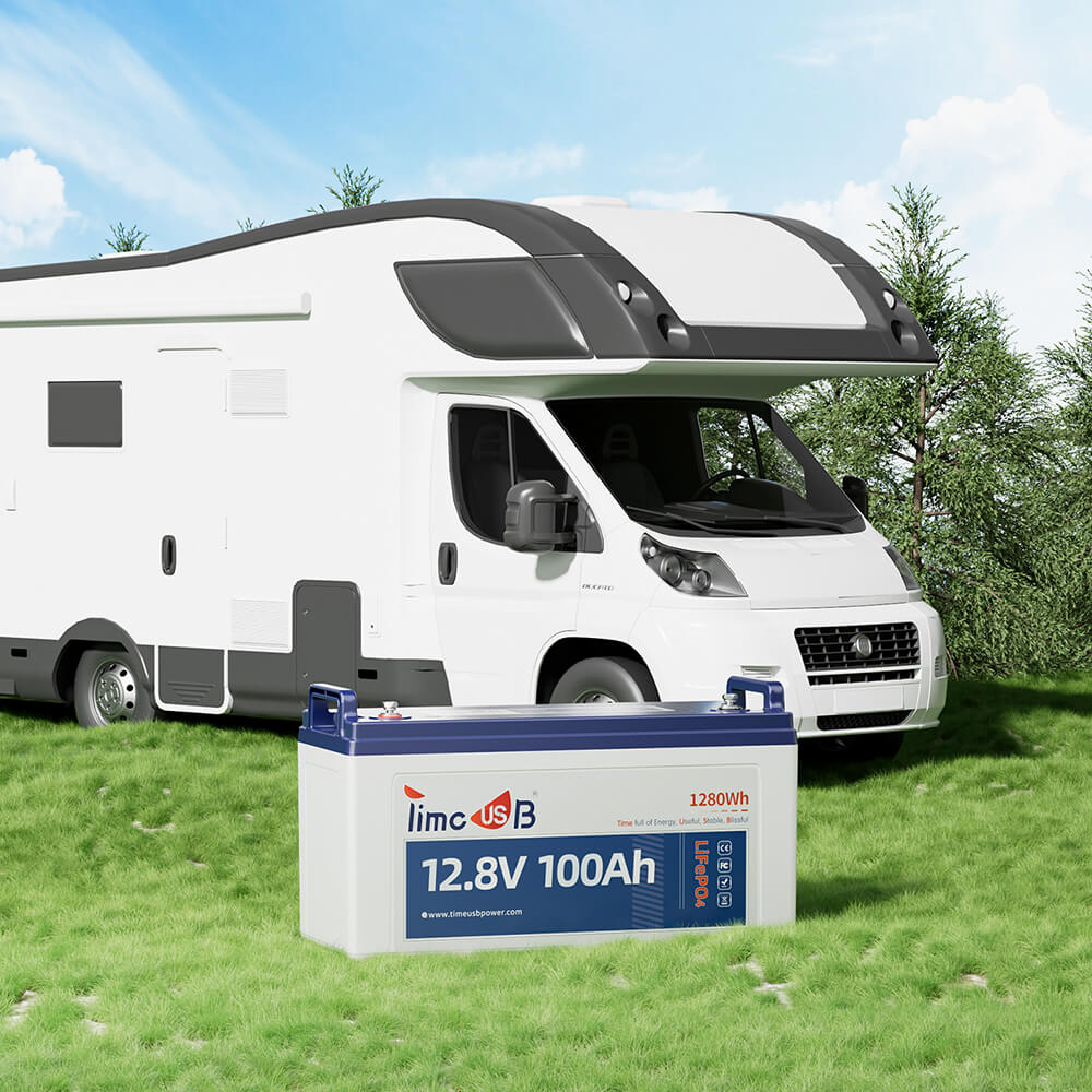 Timeusb 12V 100Ah lithium battery basic RV battery