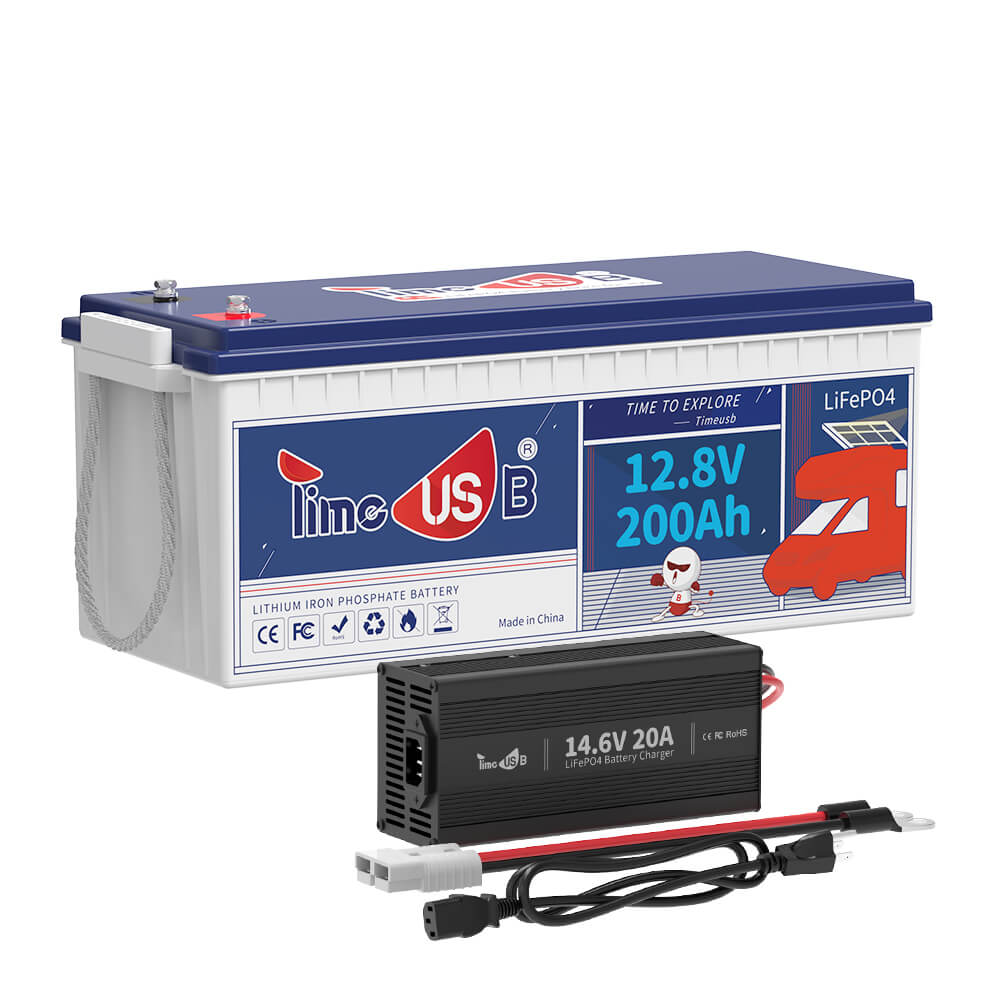 12V 200Ah LiFePO4 charger with 14.6V 20A charger