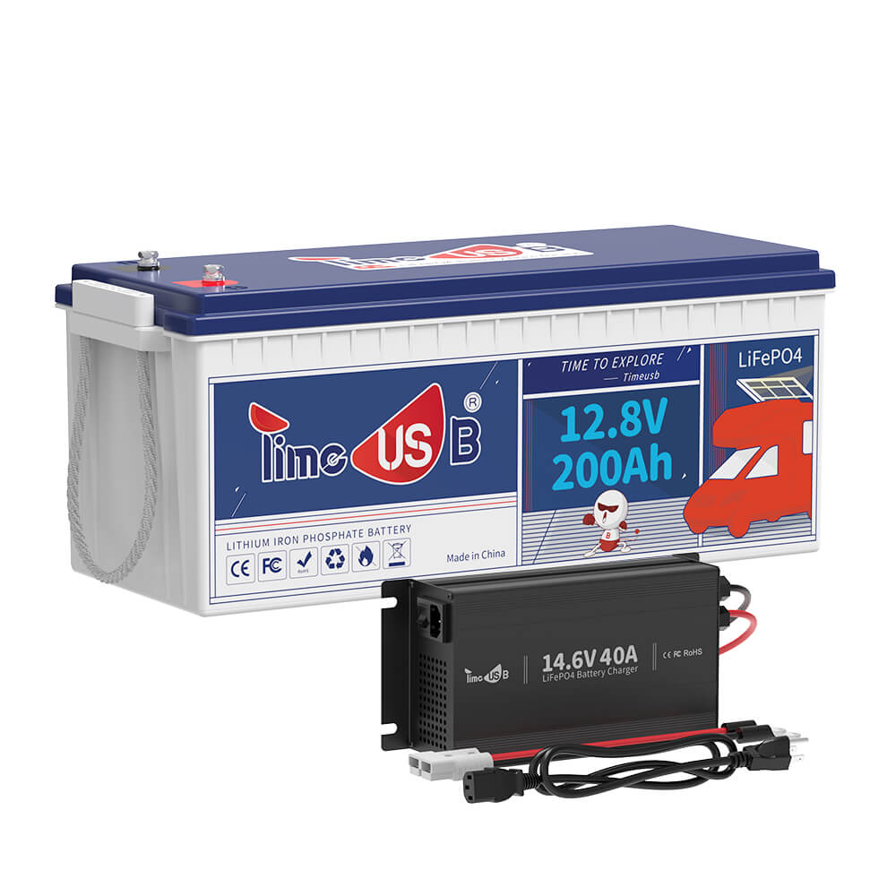 12V 200Ah LiFePO4 charger with 14.6V 40A charger