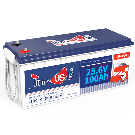 Second-hand Timeusb 24V 100Ah LiFePO4 Lithium Battery