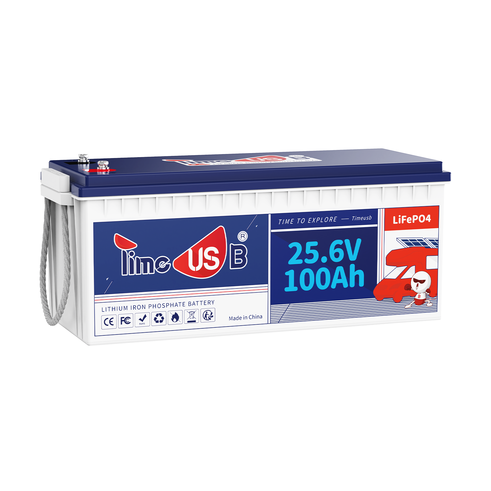 24V 100Ah LiFePO4 Battery