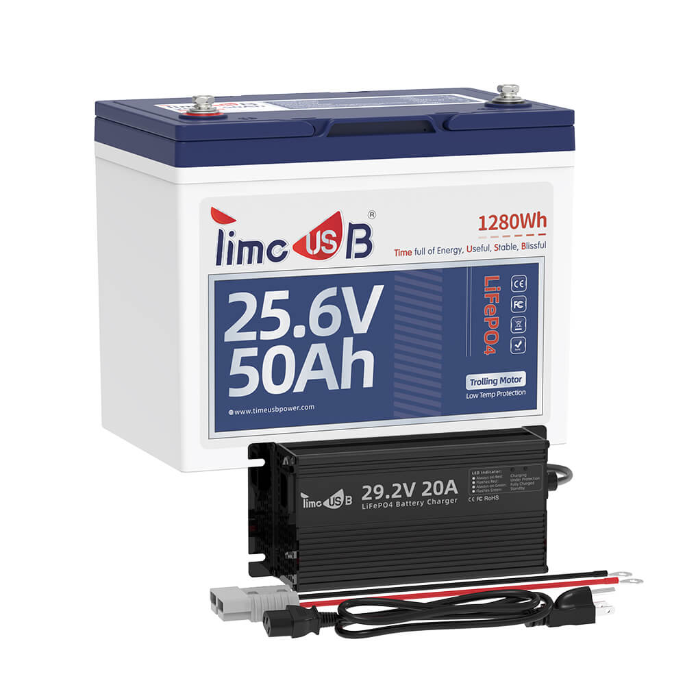 24V 50Ah TM LiFePO4 charger  with 29.2V 20A charger