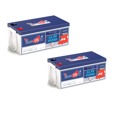 Timeusb 12V 410Ah LiFePO4 battery | 5.24kWh & 3.2kW | 250A BMS