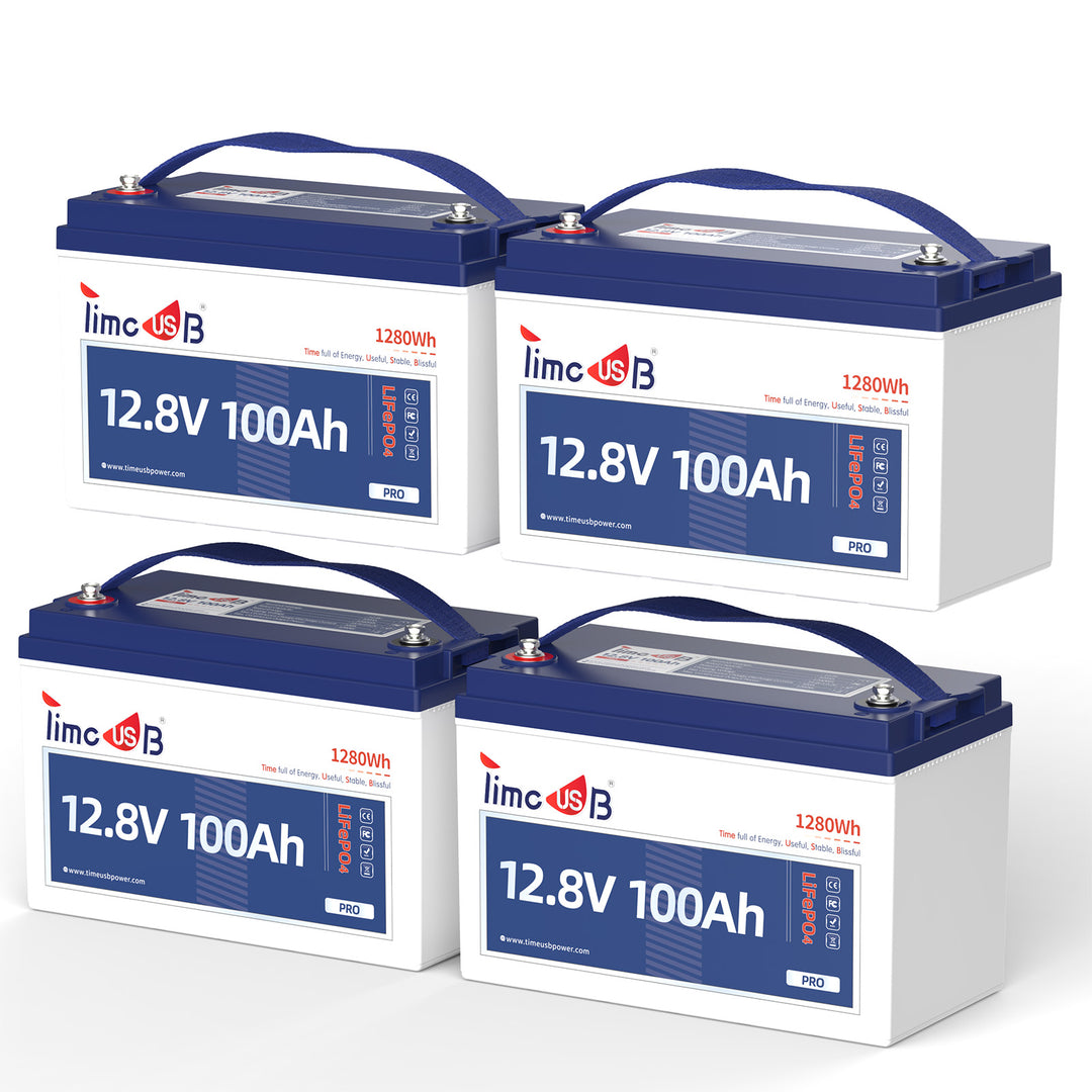 Timeusb 12V 100Ah LiFePO4 RV Battery Pro