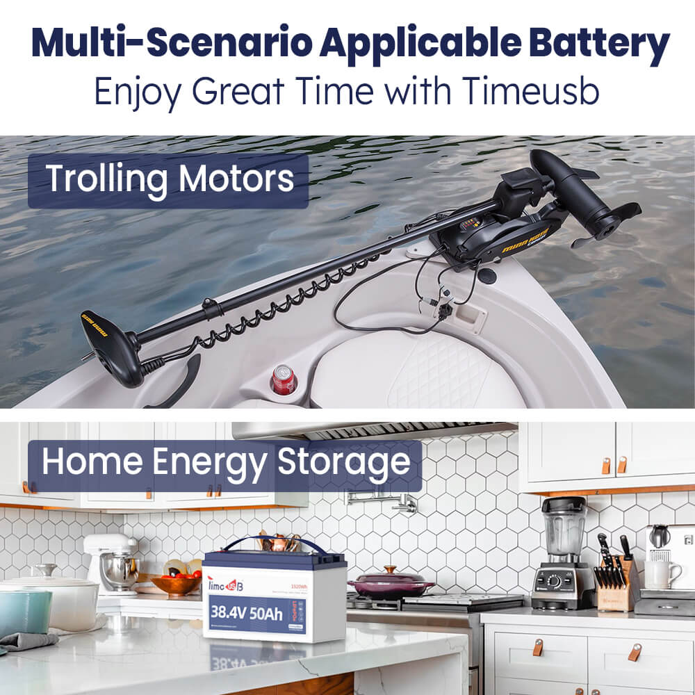 Li Time 36v Timeusb 36V Lithium Trolling Motor Battery 50Ah with Low-Temp Protecti