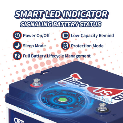 Second-hand 12V 100Ah Smart LiFePO4 Battery | 1.28kWh & 1.28kW | 100A BMS