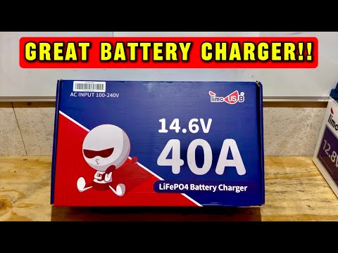 Timeusb 14.6V 40A Fast Charging LiFePO4 Battery Charger