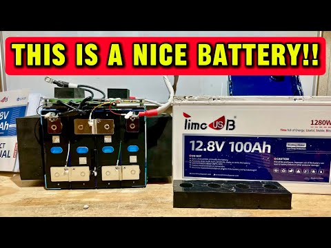 Timeusb 12V 100Ah Trolling Motor Battery with Low-Temp Protection, Deep Cycle Marine Battery