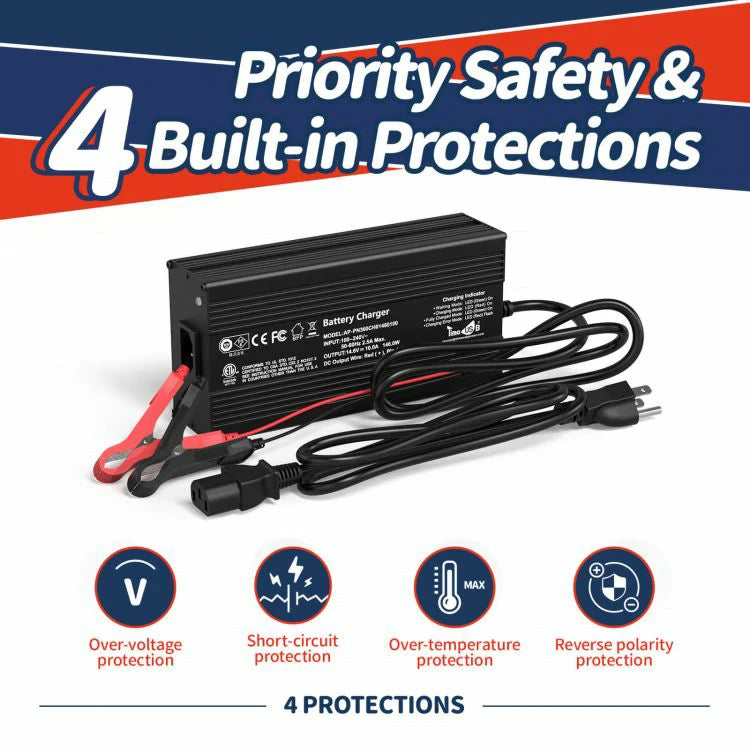 charge lifepo4 battery with lifepo4 charger