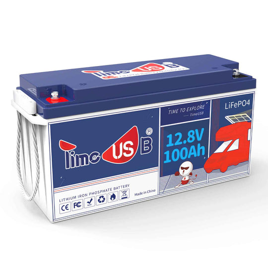 Second-hand Timeusb 12V 100Ah Lithium Battery